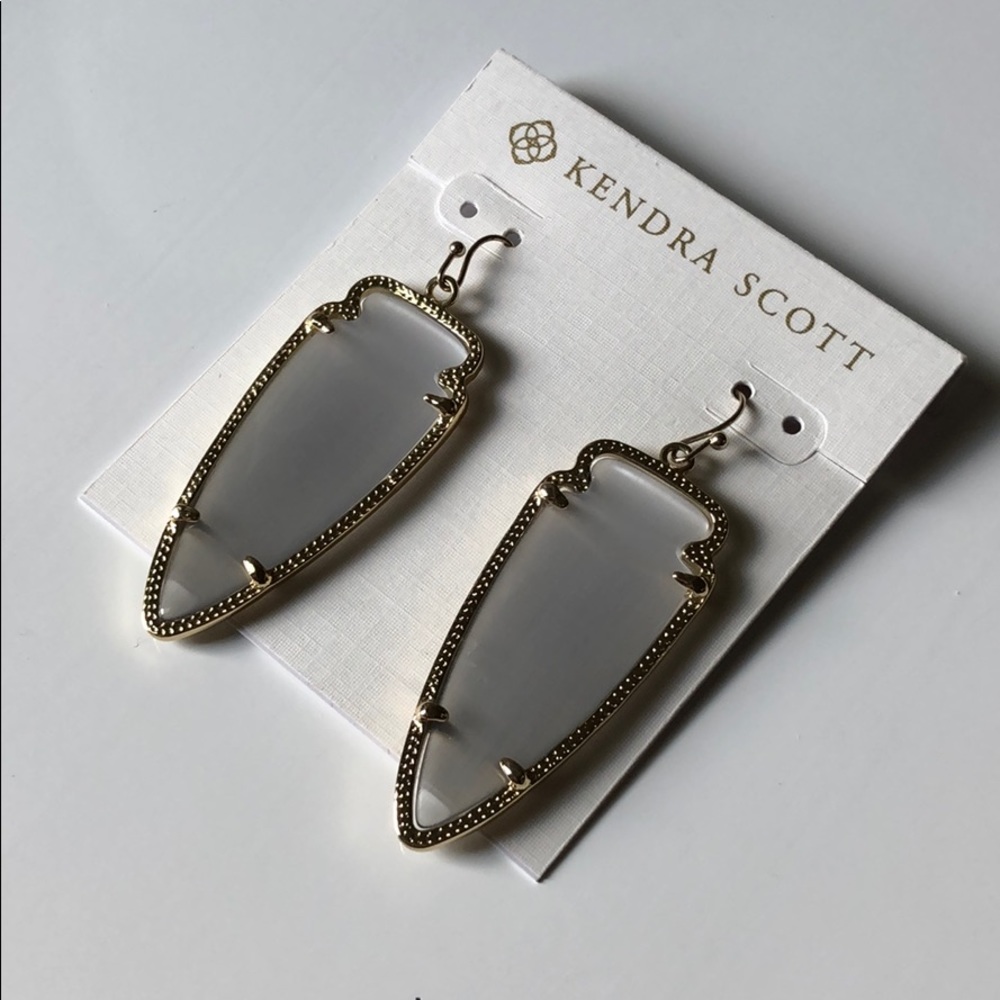 Kendra Scott Drop Earrings in Slate